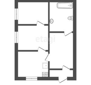 Дом 35м², 2-этажный, на длительный срок, 