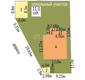 Дом 358м², 2-этажный, участок 11 сот.  