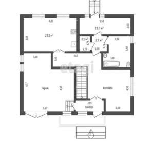 Дом 500м², 3-этажный, участок 7 сот.  