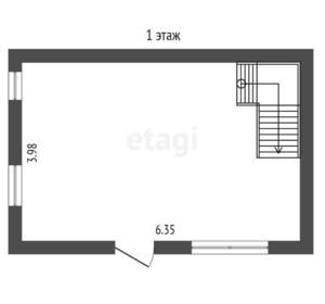 Дача 51м², 2-этажный, участок 4 сот.  