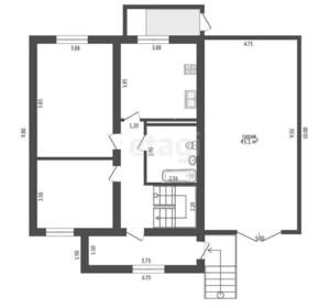 Дом 176м², 3-этажный, участок 7 сот.  