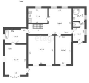 Дом 240м², 2-этажный, участок 5 сот.  