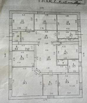 Дом 560м², 2-этажный, участок 11 сот.  
