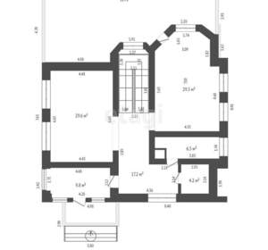 Дом 276м², 3-этажный, участок 10 сот.  