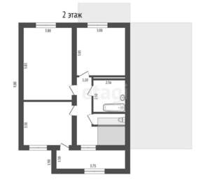 Дом 176м², 3-этажный, участок 7 сот.  