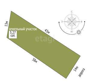 Дом 100м², 2-этажный, участок 5 сот.  