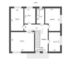 Дом 500м², 3-этажный, участок 7 сот.  