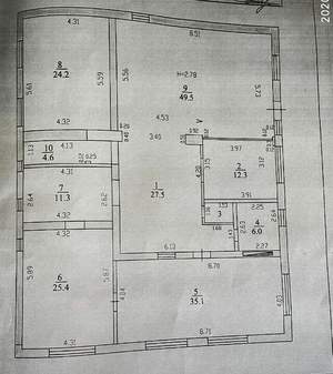 Дом 560м², 2-этажный, участок 11 сот.  