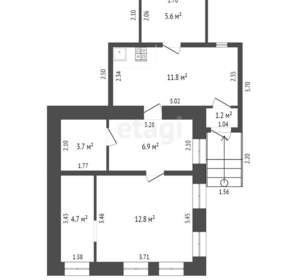 Дом 51м², 2-этажный, участок 5 сот.  