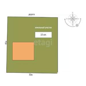 Дом 370м², 2-этажный, участок 10 сот.  