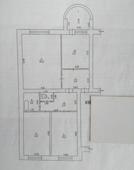 комната в 3-к квартире, 25м2, 5/5 этаж