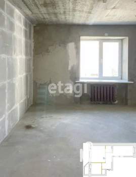 2-к квартира, вторичка, 55м2, 6/6 этаж