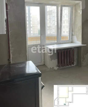 2-к квартира, вторичка, 55м2, 6/6 этаж