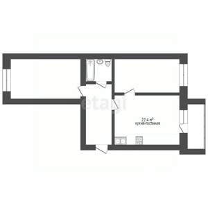 2-к квартира, вторичка, 62м2, 5/10 этаж