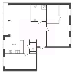 3-к квартира, вторичка, 148м2, 9/9 этаж