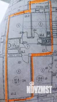 2-к квартира, вторичка, 59м2, 4/6 этаж