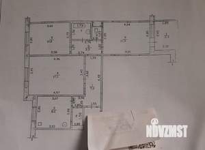 3-к квартира, вторичка, 63м2, 9/9 этаж