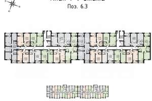 1-к квартира, вторичка, 40м2, 6/9 этаж