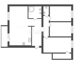 4-к квартира, вторичка, 117м2, 1/4 этаж