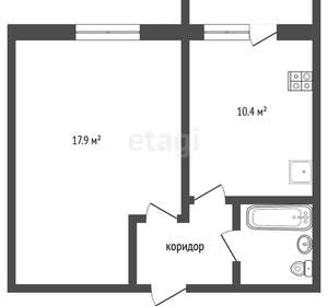 1-к квартира, вторичка, 36м2, 7/9 этаж
