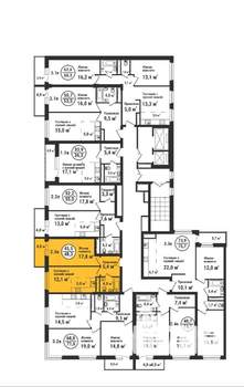 2-к квартира, вторичка, 48м2, 3/18 этаж
