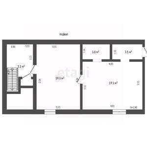 4-к квартира, вторичка, 105м2, 1/5 этаж