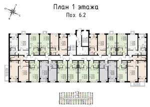 Студия квартира, вторичка, 23м2, 3/9 этаж