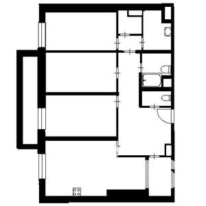 2-к квартира, вторичка, 47м2, 4/5 этаж