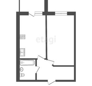 1-к квартира, вторичка, 42м2, 3/9 этаж