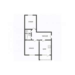 2-к квартира, вторичка, 53м2, 6/10 этаж