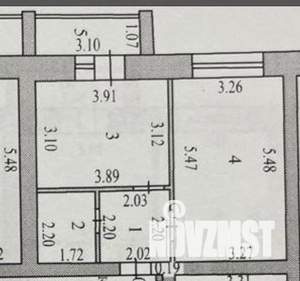 1-к квартира, вторичка, 38м2, 3/9 этаж
