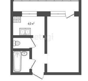 1-к квартира, вторичка, 31м2, 8/14 этаж