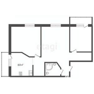 3-к квартира, вторичка, 94м2, 1/5 этаж
