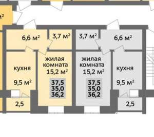 1-к квартира, вторичка, 38м2, 8/9 этаж