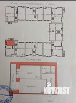 1-к квартира, вторичка, 41м2, 1/4 этаж