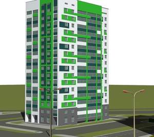 2-к квартира, сданный дом, 70м2, 16/17 этаж