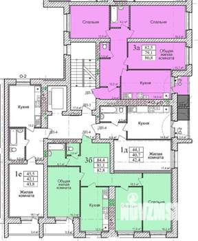 3-к квартира, вторичка, 83м2, 5/9 этаж