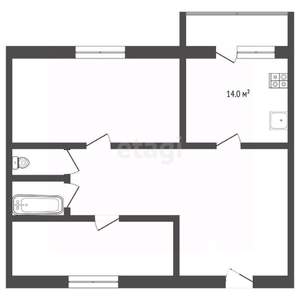2-к квартира, вторичка, 66м2, 5/5 этаж