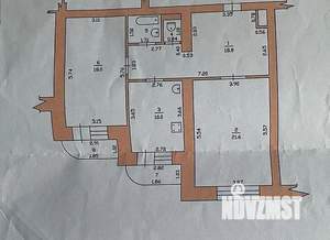 2-к квартира, вторичка, 72м2, 10/12 этаж