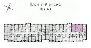 2-к квартира, вторичка, 66м2, 8/9 этаж