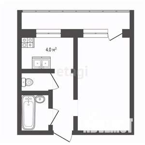 1-к квартира, вторичка, 31м2, 8/14 этаж