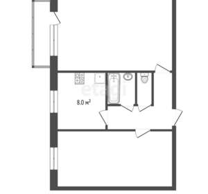 2-к квартира, вторичка, 46м2, 2/5 этаж