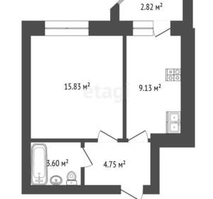 1-к квартира, вторичка, 33м2, 4/10 этаж