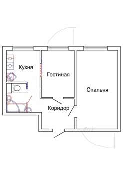 2-к квартира, вторичка, 60м2, 2/9 этаж
