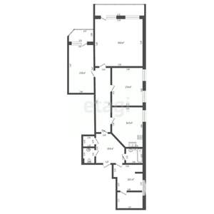 3-к квартира, вторичка, 129м2, 4/6 этаж