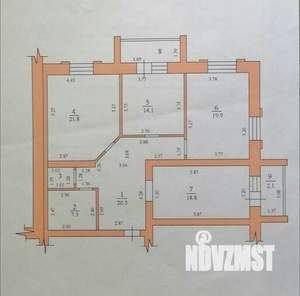 3-к квартира, вторичка, 105м2, 5/9 этаж