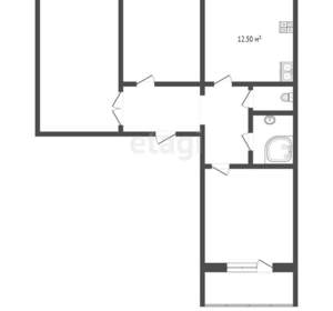 3-к квартира, вторичка, 98м2, 8/9 этаж