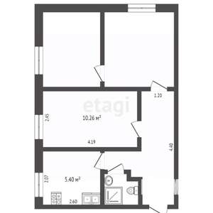 3-к квартира, вторичка, 49м2, 1/5 этаж