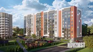 1-к квартира, строящийся дом, 44м2, 1/9 этаж