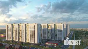 2-к квартира, строящийся дом, 66м2, 1/16 этаж